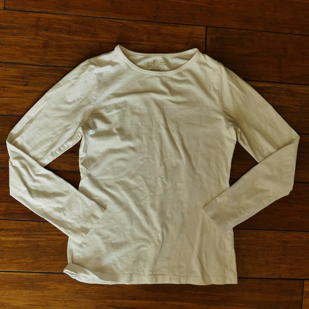 Basic white long sleeve